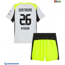 Fotballdrakt Barn Borussia Dortmund Julian Ryerson #26 Bortedraktsett 2025-26 Kortermet (+ Korte bukser)